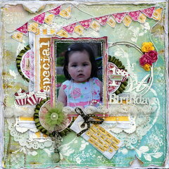 1st Birthday  ****CSI#40***Scrap Fx