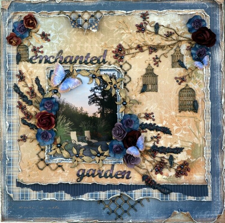 Enchanted Garden ***Dusty Attic,April Mood Board***