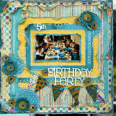 5th Birthday Pary***Scrap Fx***Bo Bunny Sketch