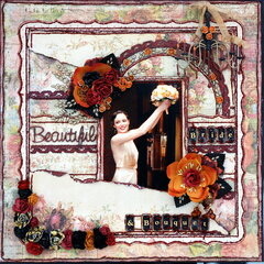 Beautiful Bride & Bouquet ***Prima PPP***Scrap Fx