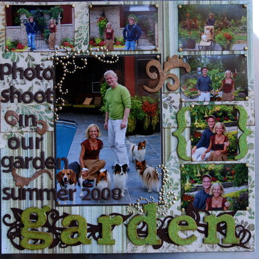 family photo shoot in our garden 2nd page