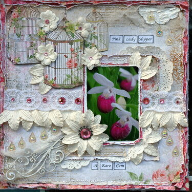 Pink Lady Slipper ***Scrap Fx****