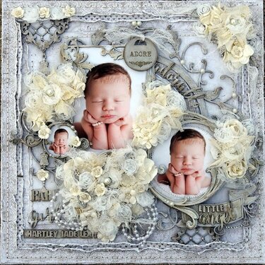 Adorable little Angel ***Dusty Attic Mood Board for March***