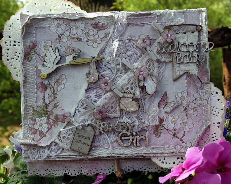 Welcome Baby Girl ****Scrap Fx***