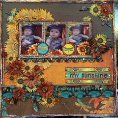 you are my sunshine "Scrap That! Sept Callenge"