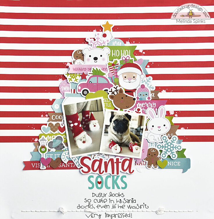 Santa Socks *Doodlebug Design*