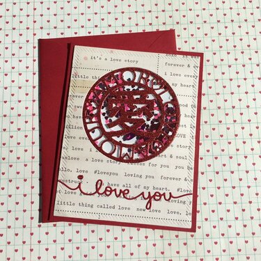 Amore Shaker Card