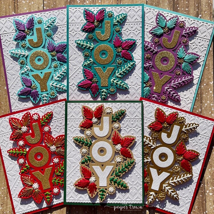 Spellbinders Stitched Joy - Multi Color