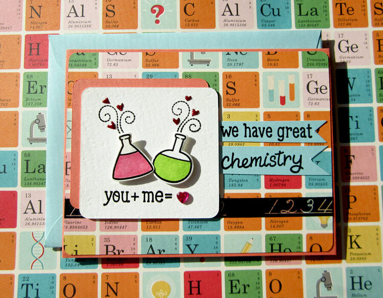 YOU + ME = CHEMISTRY