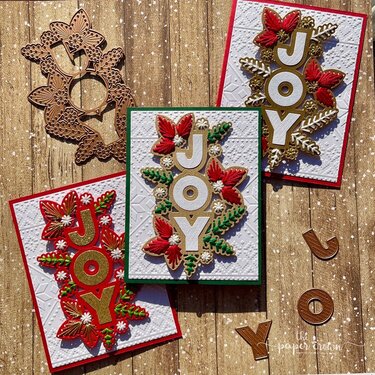 Spellbinders Stitched Joy Holiday Colors