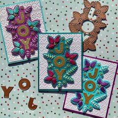 Spellbinders Stitched Joy Jewel Tones