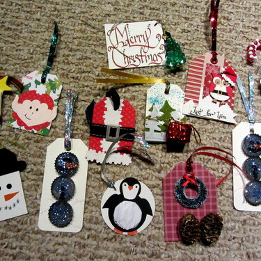 12 Days of Christmas extra tags