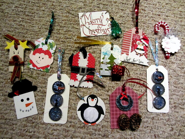 12 Days of Christmas extra tags