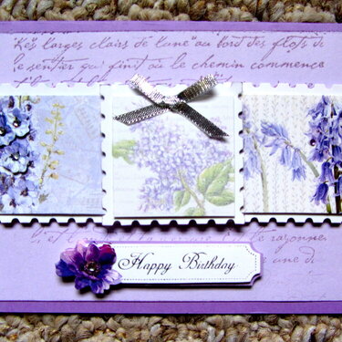 Lavender Card