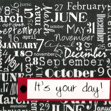 it&#039;s your day