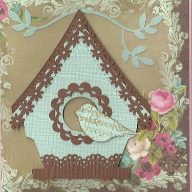 Birdhouse card