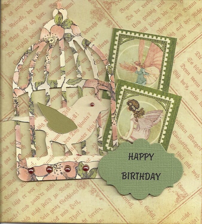 Fairy Birthday card