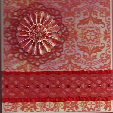 Red Lace card