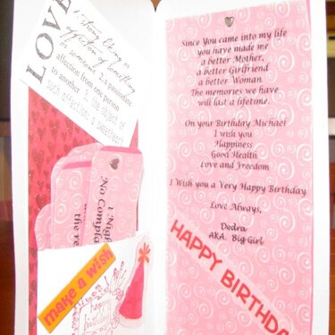 Birthday Card for Your Sweetheart Pt 2