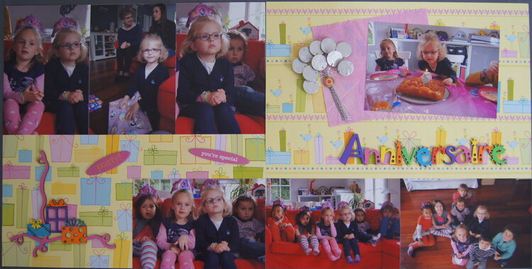 Double page LO - My daughter&#039;s 5th birthday