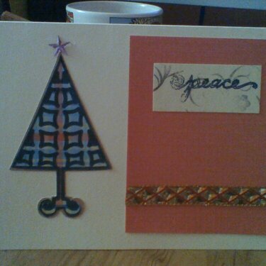 Peace Christmas card