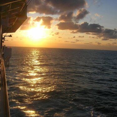 Sunset on the Atlantic Ocean