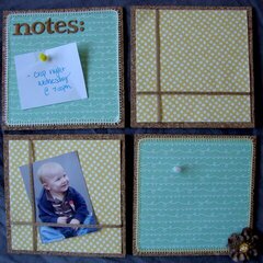 Notes - cork board