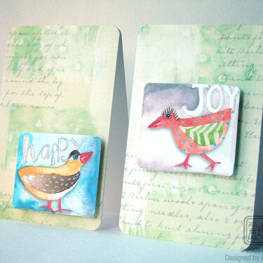 bird mini cards