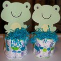 Frog Diaper Cakes