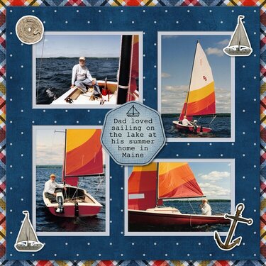Dad Sailing