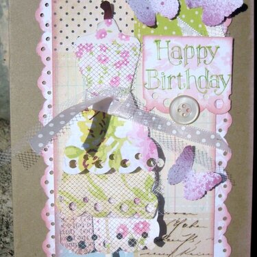 Dressform Birthday Card