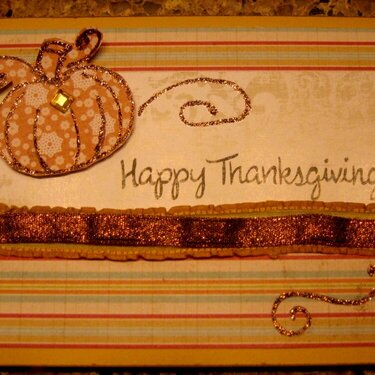 &quot;Lily Bee Design&quot; Thanksgiving Card