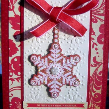 Snowflake Christmas Card