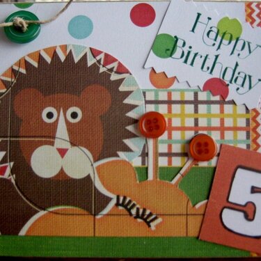 Lion Birthday Card