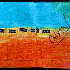Art Journal Pages:  Happy Colors