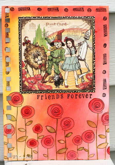 Forever Friends Art Journal Page