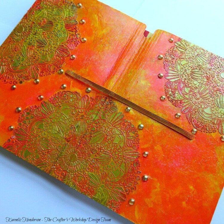 Art Journal Cover - Front, Back and Side