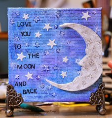 Love You to the Moon Canvas