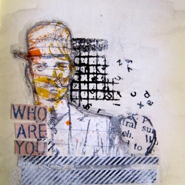 Small Moleskine Journal:  Collage - Who are You