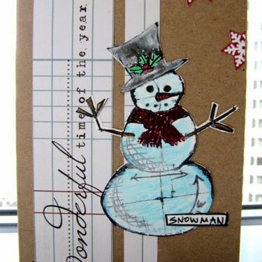 Christmas Card - Snowman