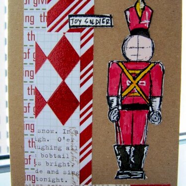 Christmas Card - Toy Soldier