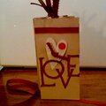 Valentines Day Love Accordion-style Card