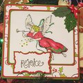 Flourishes Christmas Angel Stamp
