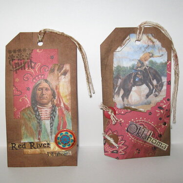 Indian &amp; Cowboy Tags