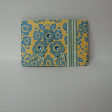 Hibicus Gift Card Holder  Front