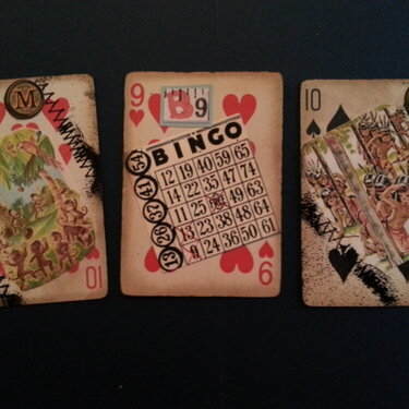 Playing card ATC&#039;s
