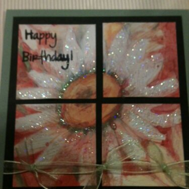 Window Pane Happy Birthday
