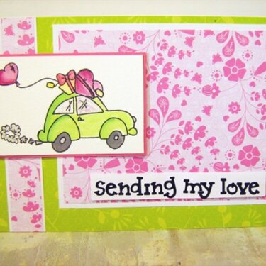 Sending My Love Card