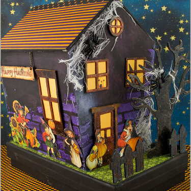 Halloween house-box