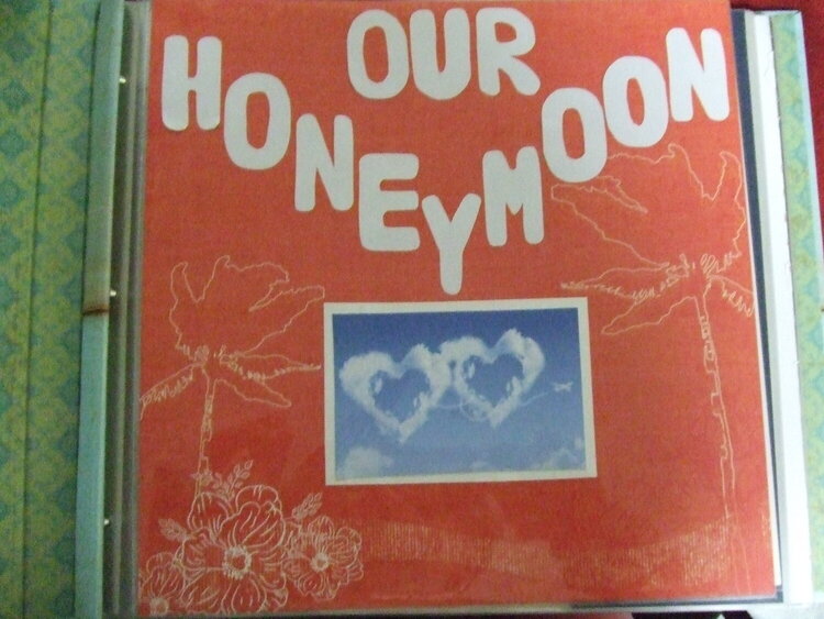 Title page for our honeymoon album